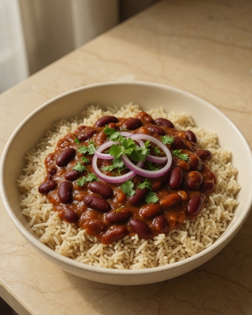 Rajma Brown Rice Bowl
